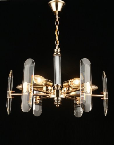 Люстра потолочная шестирожковая на цепочке Мелодия Света Е14 Золото фото Люстра потолочная шестирожковая на цепочке Мелодия Света Е14 Золото картинка